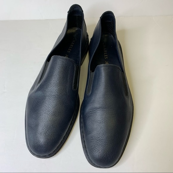 Charles Jourdan Leather Tab Loafers - Picture 2 of 11